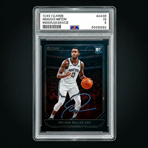 Graded basketball card